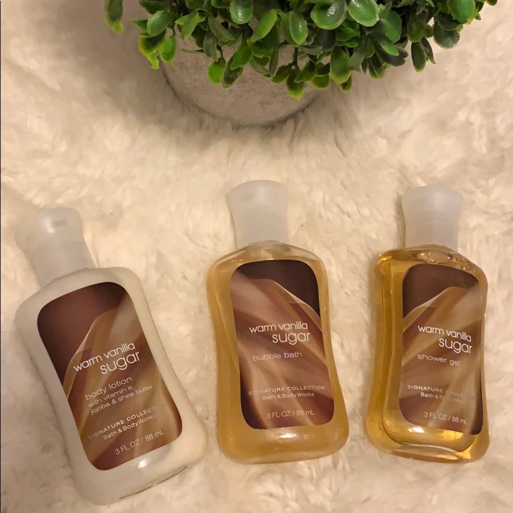 Bath & body works warm vanilla sugar set